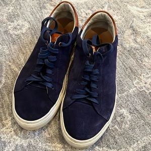 GoodMan blue suede sneakers…. Size 9 Only worn a few times